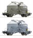 76072 Roco Set of 2 silo cars type Ucs